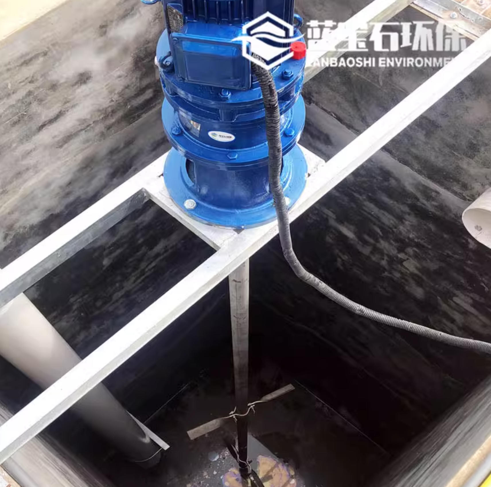 立軸式加藥攪拌機 | 頂進式BLD液體混合攪拌器